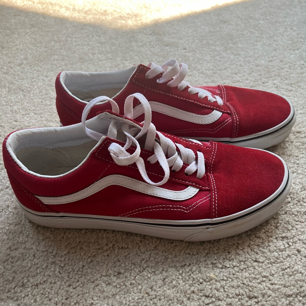 Red old skool❤️